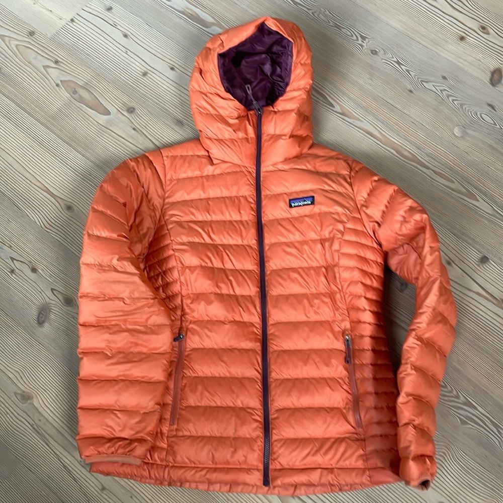 Down sweater hoody